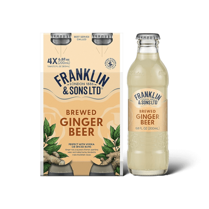 Franklin & Sons Ginger Beer Non-Alcoholic Beverage - 4Pack - ProofNoMore