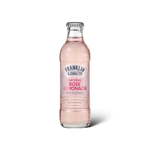 Franklin & Sons Natural Rose Lemonade - Imported Mixer - 6.76oz - Proofnomore