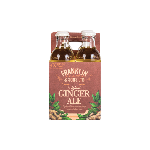 Franklin & Sons Original Ginger Ale Non-Alcoholic Mixer - 6.76oz - ProofNoMore