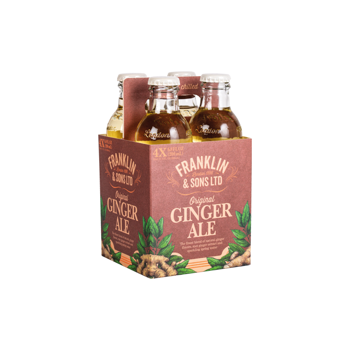 Franklin & Sons Original Ginger Ale Non-Alcoholic Mixer - 6.76oz - ProofNoMore