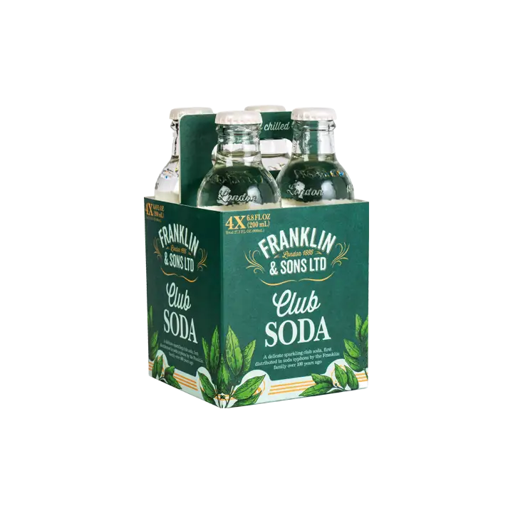 Franklin & Sons Soda Water Non-Alcoholic Mixer - 6.76oz - ProofNoMore
