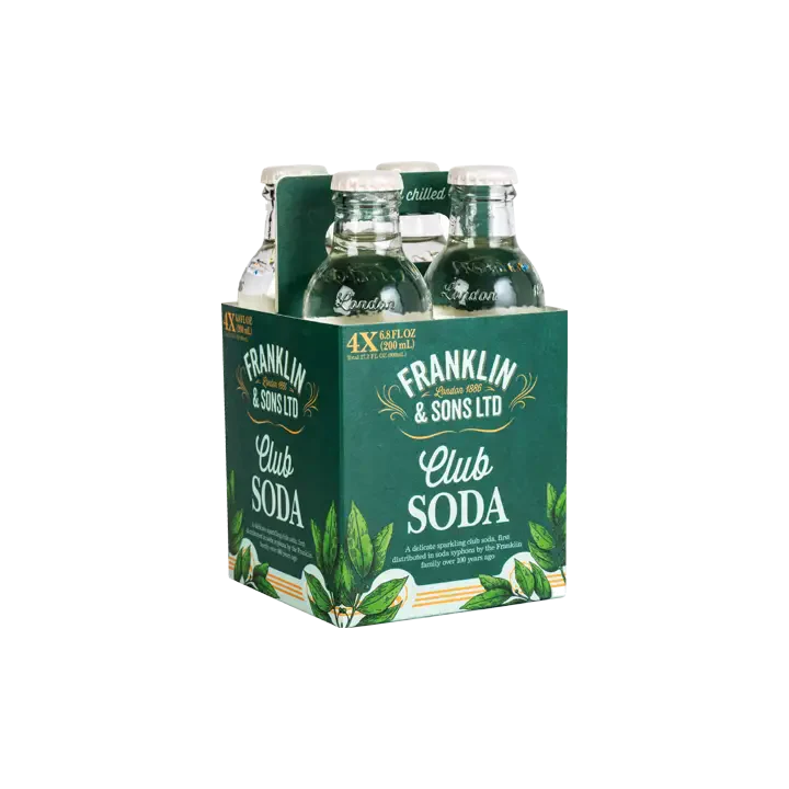 Franklin & Sons Soda Water Non-Alcoholic Mixer - 6.76oz - ProofNoMore
