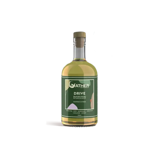 Gather Beverages – Drive Citrus Hop Botanical Elixir – Alcohol Free and Adaptogen Infused – 25.4oz - ProofNoMore