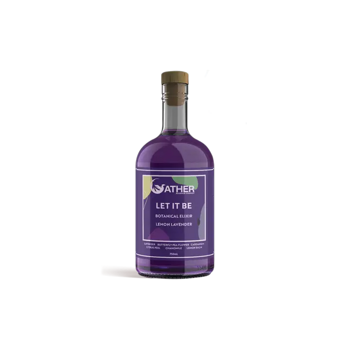 Gather Beverages – Let It Be Lemon Lavender Botanical Elixir – Alcohol Free and Adaptogen Infused – 25.4oz - ProofNoMore