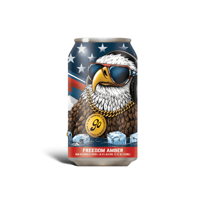 GO Brewing – Freedom Amber Brewed w. Adaptogens