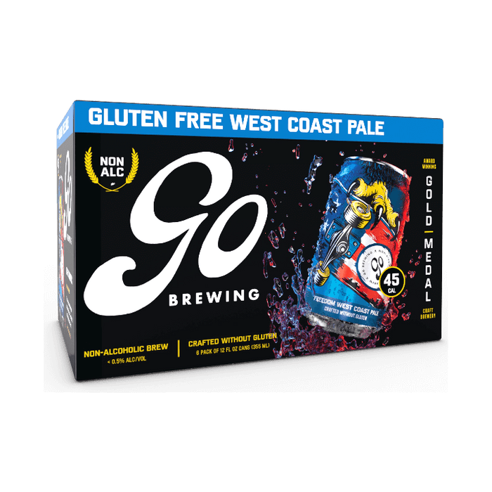 Go-Brewing Non-Alcoholic Freedom-Cali-Pale Gluten Removed 6Pack