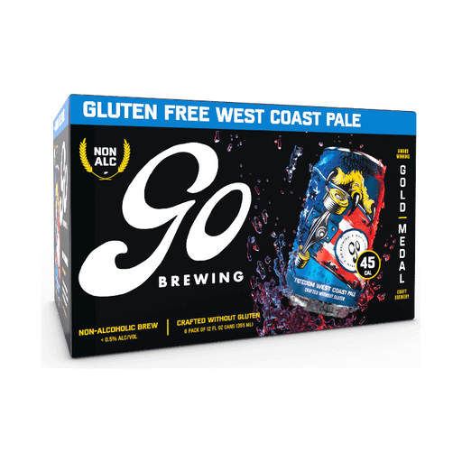 Go-Brewing Non-Alcoholic Freedom-Cali-Pale Gluten Removed 6Pack