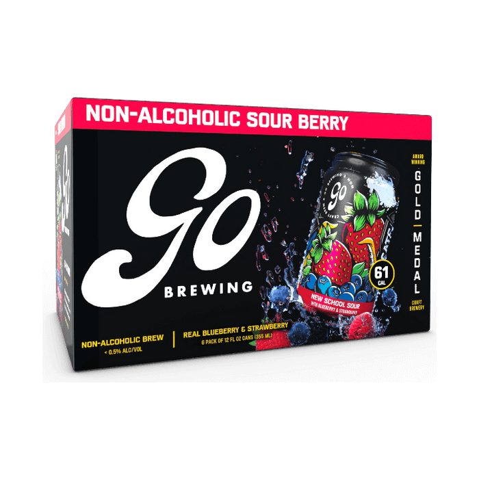 Go-Brewing New School Sour - Non-Alcoholic Sour 6-Pack