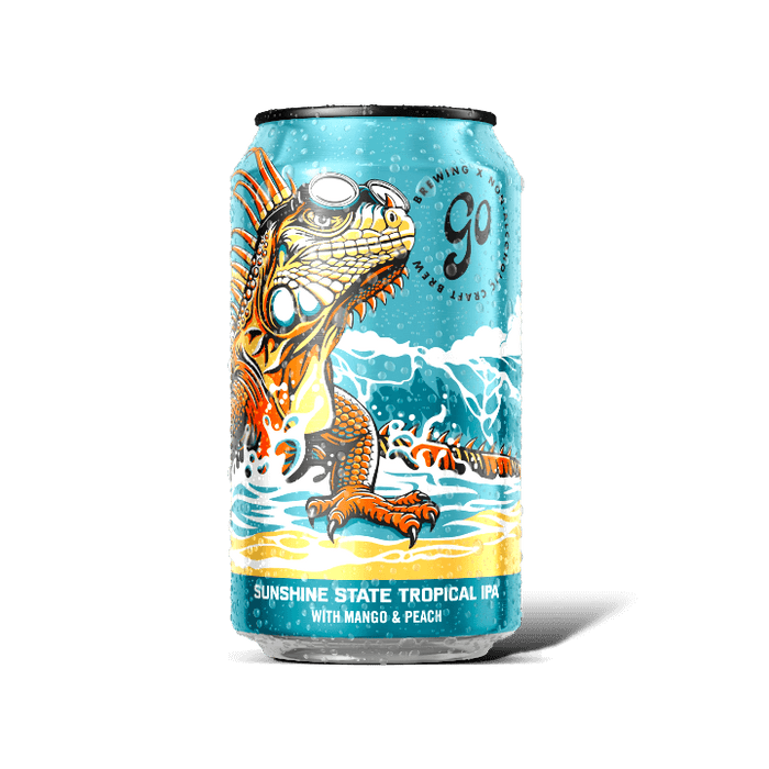 Go-Brewing Sunshine State Tropical Non-Alcoholic IPA Can