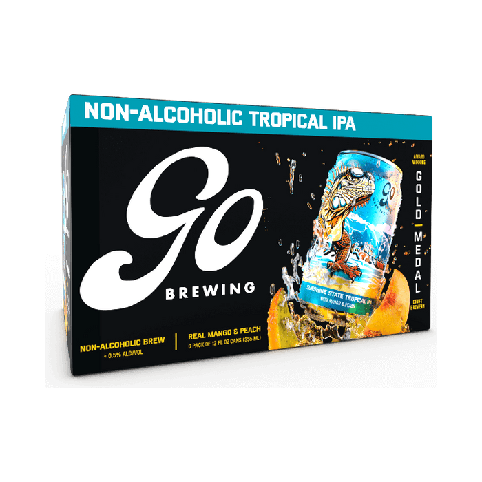 Go-Brewing Sunshine State Tropical Non-Alcoholic IPA 6-Pack
