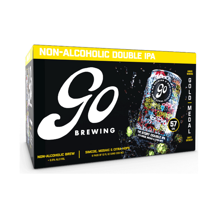 Go-Brewing The Story Double IPA - Non-Alcoholic Brew 6 Pack
