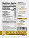 Goodvines Non-Alcoholic Cabernet Sauvignon Back Label