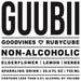 Guubii - Non-Alcoholic Sparkling Aperitif - Elderflower & Lemon - Front Label