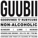 Goodvines GUUBII Non-Alcoholic Aperitif w. Ginger & Lime - Front Label