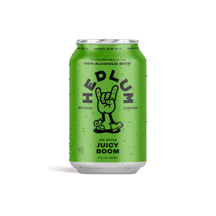 Hedlum Brewing Company – Non-Alcoholic Juicy Boom IPA – 12oz