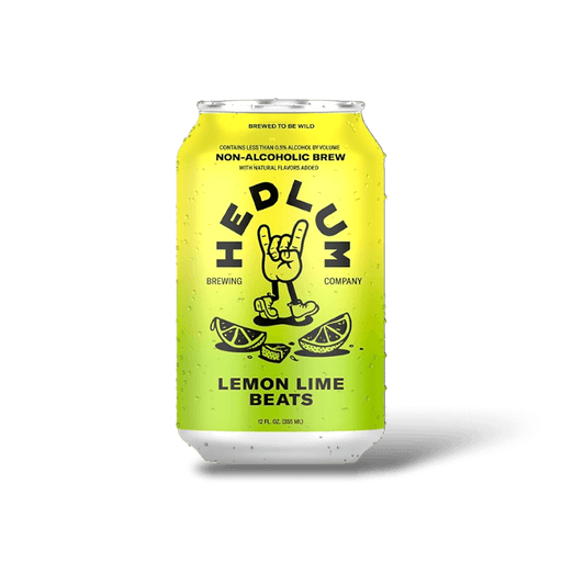 Hedlum Lemon Lime Beats Non-Alcoholic Brew