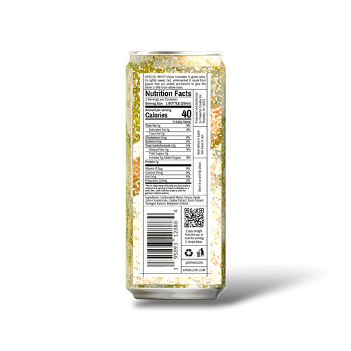  JONI VERJUS BLANC - An Alcohol-Free Sparkling White Wine Back Label
