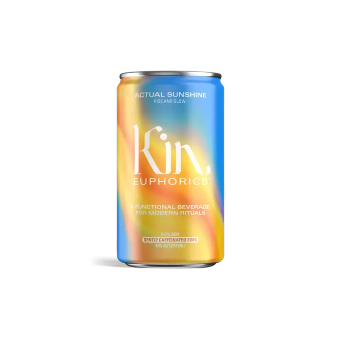 Kin Euphorics ACTUAL SUNSHINE Non-Alcoholic Adaptogen Beverage - 8oz - ProofNoMore