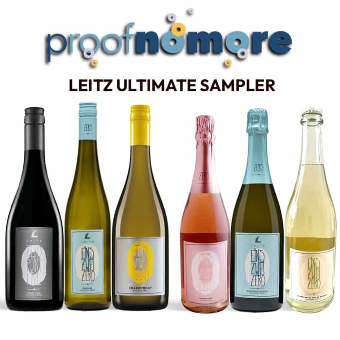 LEITZ 0% Sampler - Ultimate Leitz Non-Alcholic Variety Box - 6 x 750ml - ProofNoMore