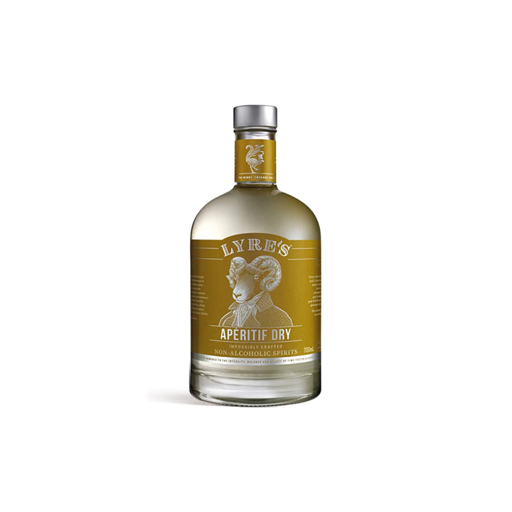 Lyres Aperitif Dry – Vermouth Style Zero Proof Spirit - Non-Alcoholic Spirit Alternative 23.7oz - ProofNoMore
