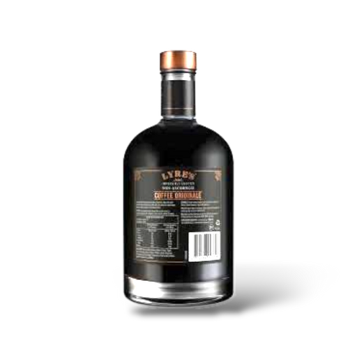 Lyres COFFEE ORIGINALE - Zero Proof Coffee Liqueur Alternative - 23.7oz back
