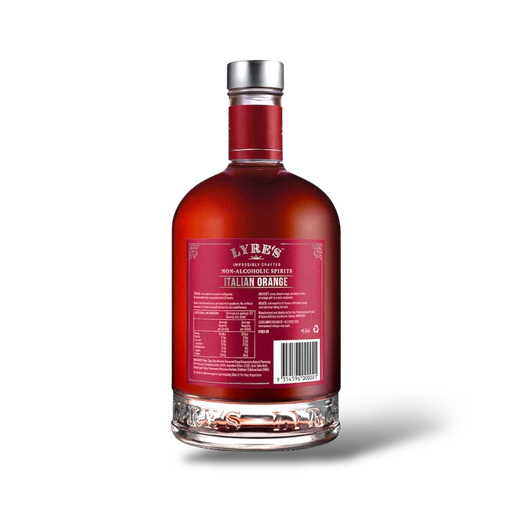 Lyres ITALIAN ORANGE - Zero Proof Bitter Aperitif Alternative - 23.7oz back