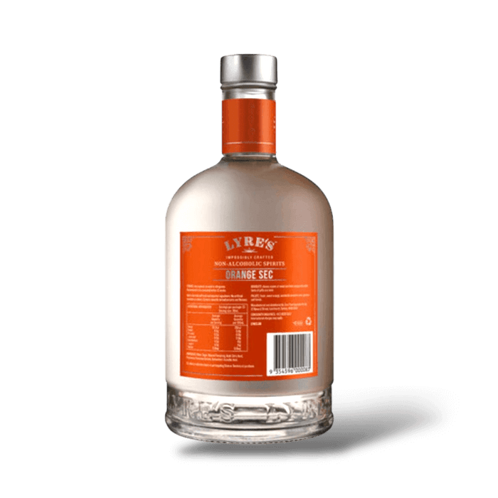 Lyre's Non-Alcoholic Orange Sec - Back