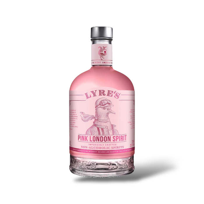 Lyres PINK LONDON SPIRIT - Zero Proof Pink Gin Alternative - 23.7oz