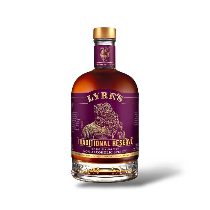 Lyres TRADITIONAL RESERVE - Zero Proof Whiskey Alternative - 23.7oz