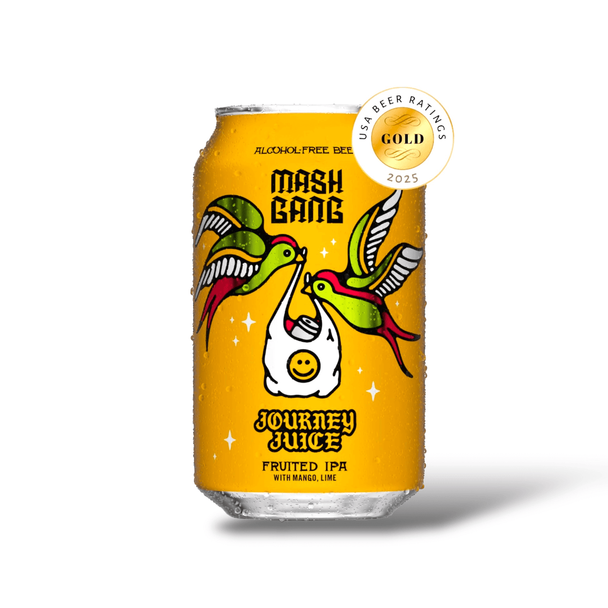 MASH GANG - Non-Alcoholic Journey Juice Fruited Hazy IPA - ProofNoMore