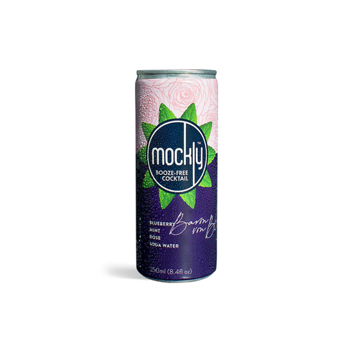 Mockly Alcohol-Free Cocktail – Baron von Blue Mocktail  – 12oz Can - ProofNoMore