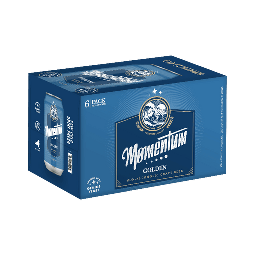 Momentum Brewery Non-Alcoholic Beer - Golden - 6Pack