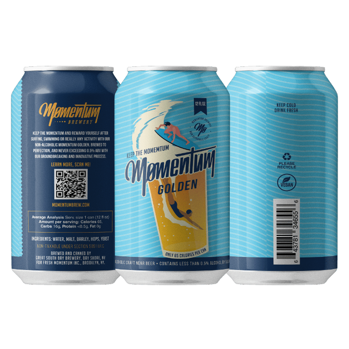 Momentum Brewery - Golden Non-Alcoholic Brew - 12oz - NON