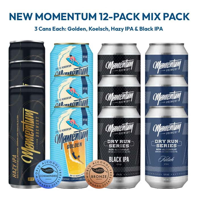 Momentum Brewery Non-Alcoholic Beer Variety Pack