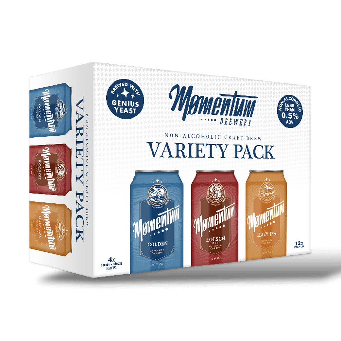 Momentum Brewery - Non-Alcoholic Beer Variety 12-Pack 