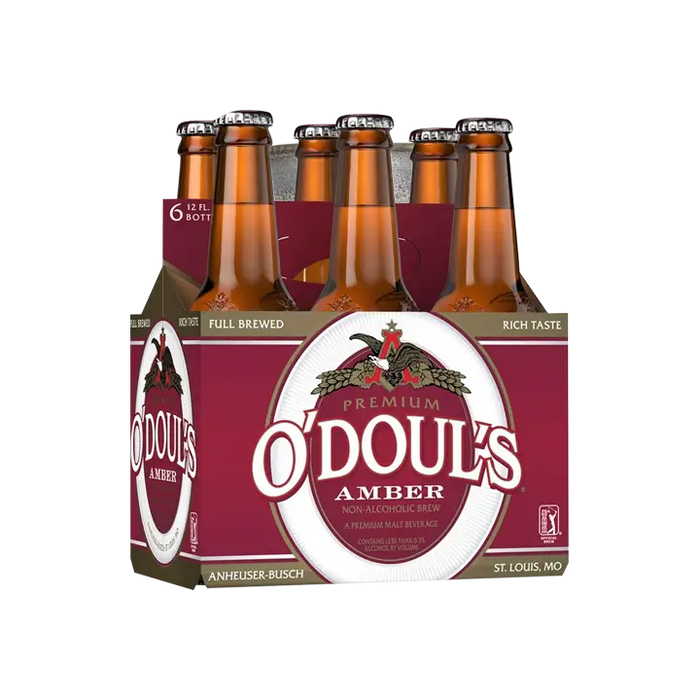 O’Doul’s Amber  - Premium Non-Alcoholic Beer – 12oz - ProofNoMore