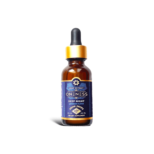 ONENESS DEEP NIGHT HEMP DROPS - BITTERS - ALCOHOL FREE