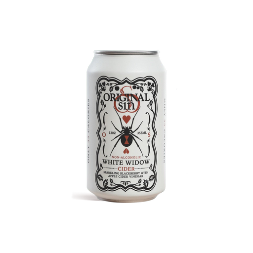 Original Sin Cider – White Widow Non-Alcoholic Cider - 12oz - ProofNoMore