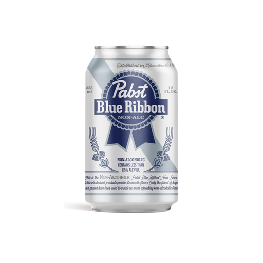 Pabst Blue Ribbon – Non-Alcoholic Lager-Style Beer  – 12oz