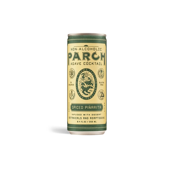 Parch Non-Alcoholic Cocktail – Spiced Piñarita – 8.4oz Can
