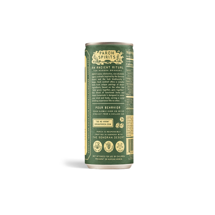 Parch Non-Alcoholic Cocktail – Spiced Piñarita – 8.4oz Can - ProofNoMore