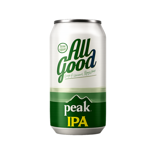 PEAK BREWING - Non-Alcoholic All Good IPA - 12oz - Less
