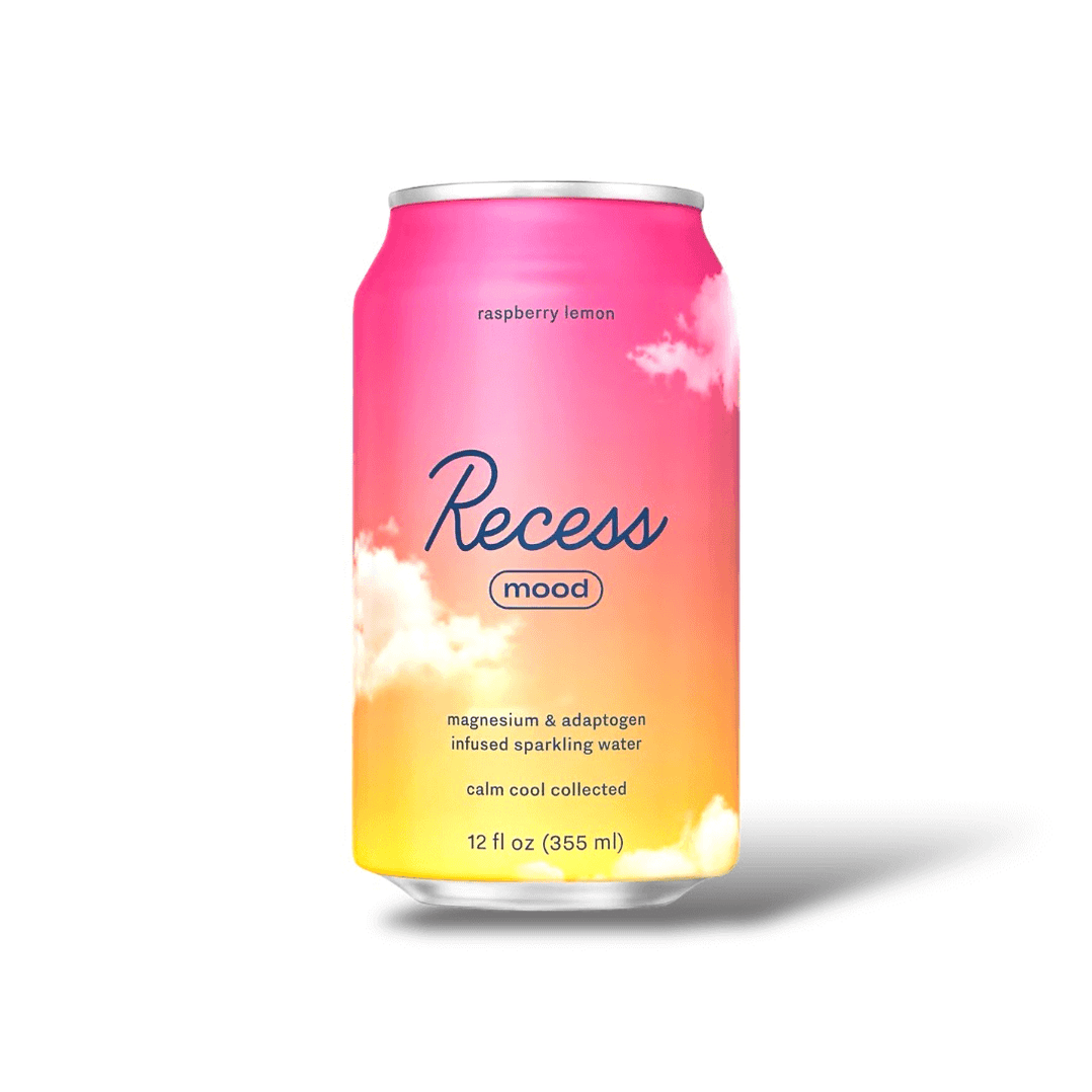 Recess Raspberry Lime Recess Mood - Raspberry Lemon - Infused Sparkling Water - ProofNoMore