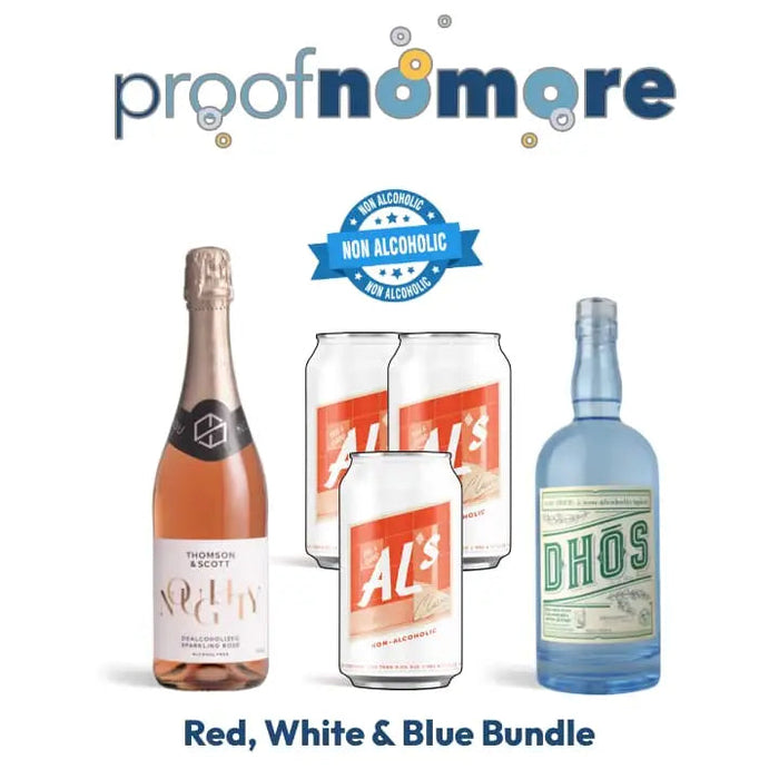 Red, White & Blue Non-Alcoholic Bundle - ProofNoMore