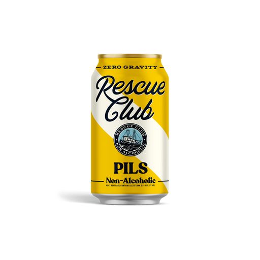 Rescue Club Pilsner Non-Alcoholic Beer - 12oz - ProofNoMore
