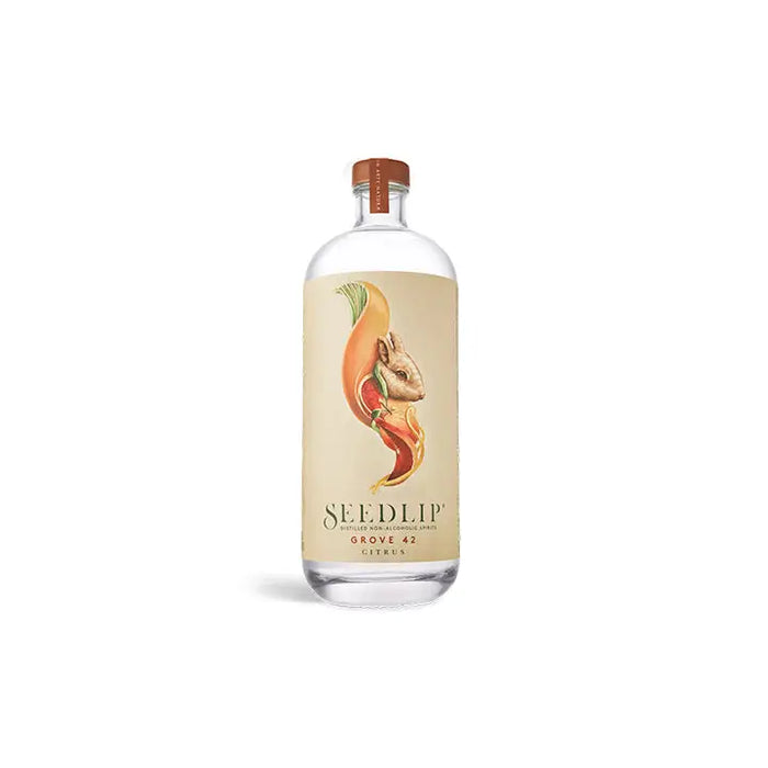 Seedlip Spirits Grove 42 Citrus Non-Alcoholic Spirit Alternative - 0.0% ABV - 23.7oz / 700ml - ProofNoMore