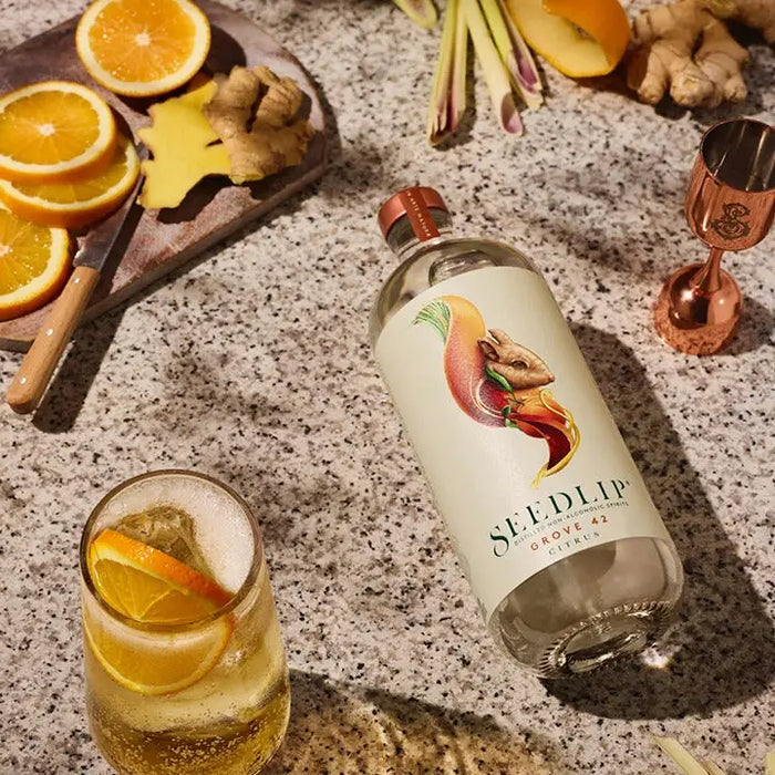 Seedlip Spirits Grove 42 Citrus Non-Alcoholic Spirit Alternative Seedlip Spirits Grove 42 Citrus Non-Alcoholic Spirit Alternative