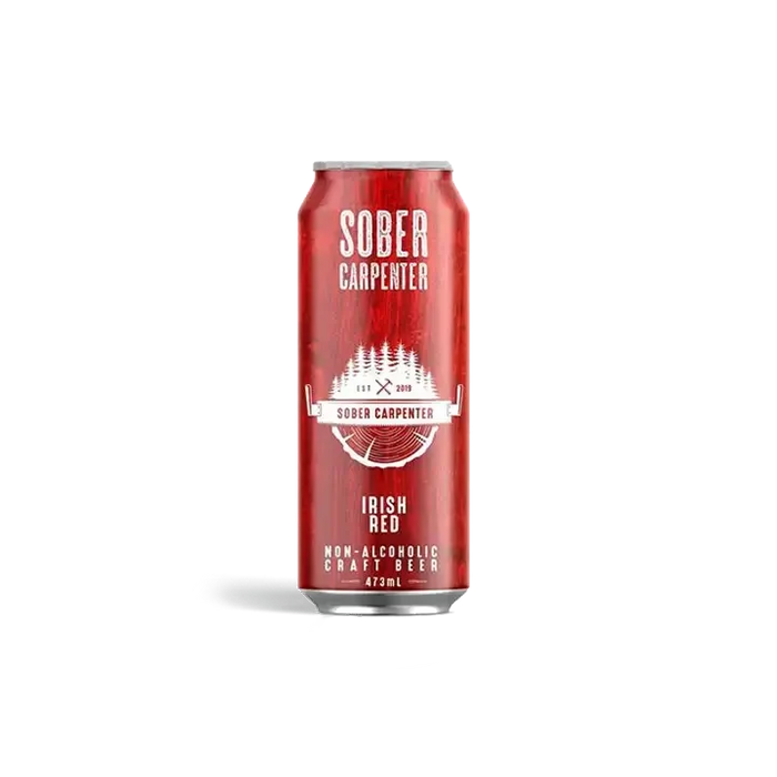 Sober Carpenter Non-Alcoholic Irish Red Ale Beer - 16oz - ProofNoMore