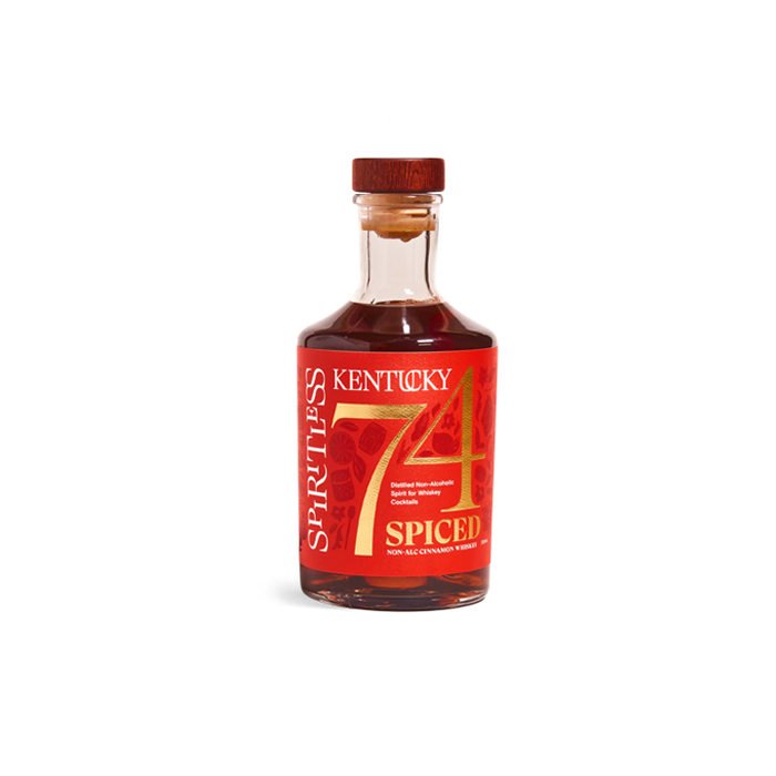 Spiritless Cinnamon Spiced Kentucky 74 Non-Alcoholic Whiskey