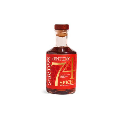 Spiritless Cinnamon Spiced Kentucky 74 Non-Alcoholic Whiskey